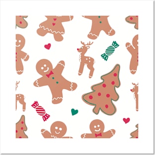 Gingerbread Cheer Posters and Art